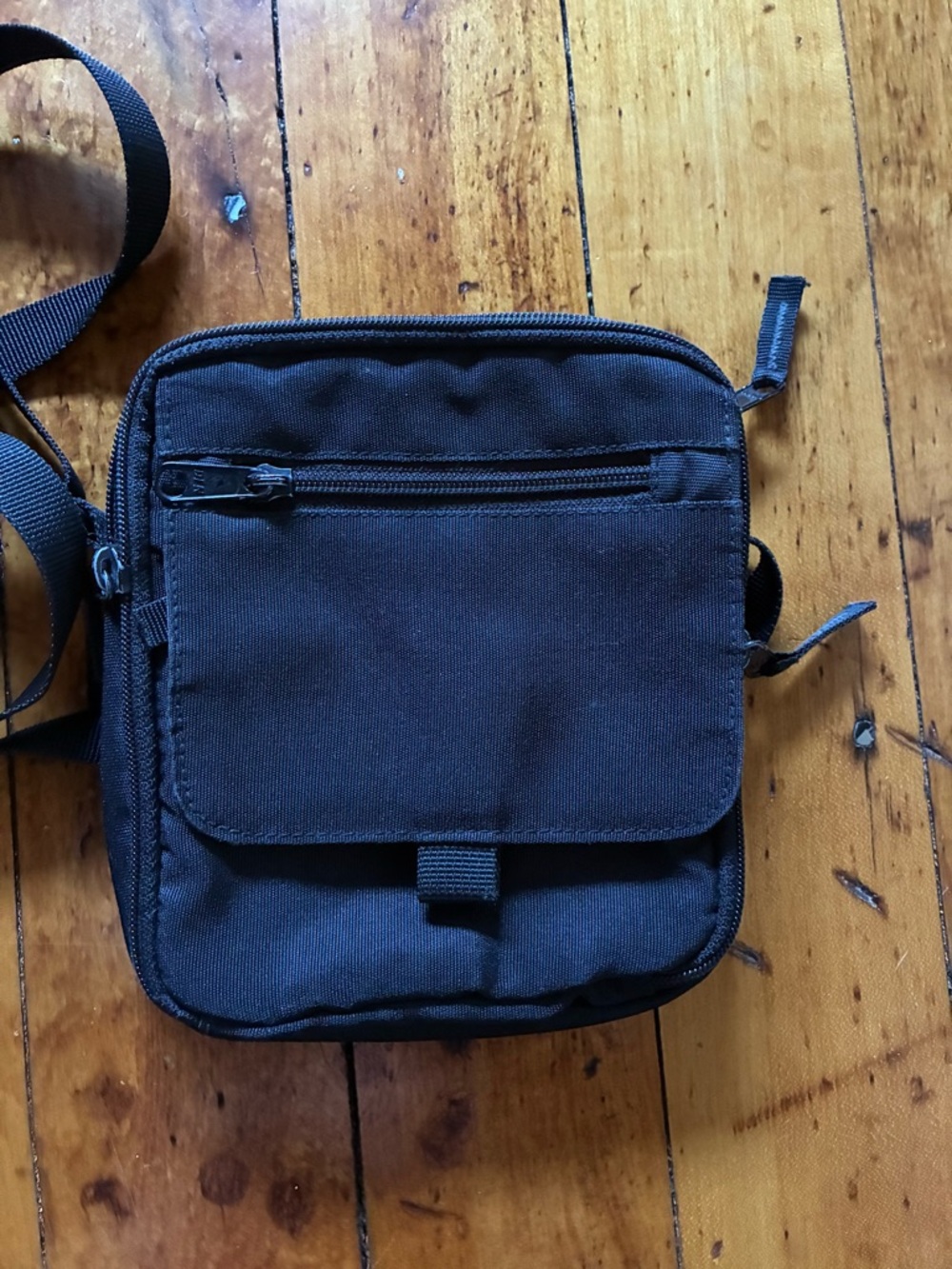 Eddie Bauer Black Nylon Crossbody Bag